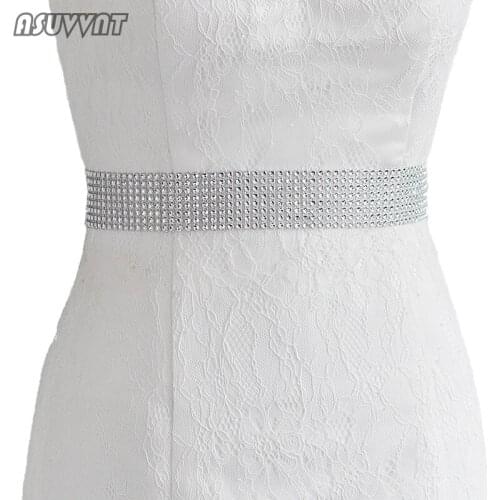 Bridal Wedding Belts Shine Wedding Sashes Bridal Embellished Fashion Belts For Girl Women Party Accessory Dress Up Belt