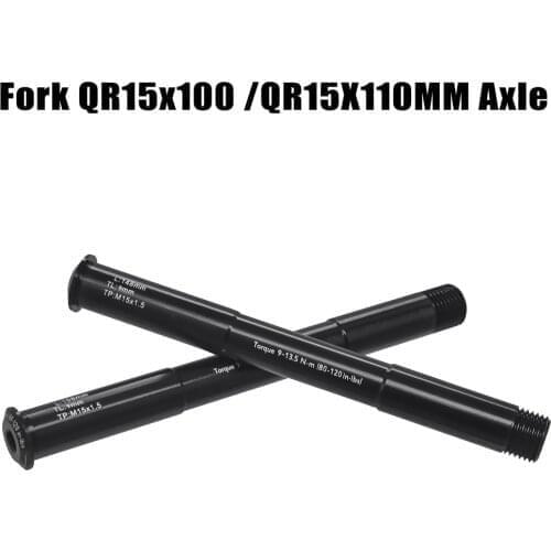 MTB fork QR15x 100 QR15X110MM plug axe lever accessories for ROCKSHOX 38g, 15x 100 QR15 15 15*100