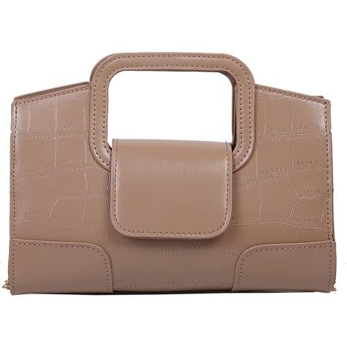 Crocodile Pattern Women Handbag Chain Designer Shoulder Bags For Female 2021 Casual Totes Pu Leather Messenger Bag Bolso сумка