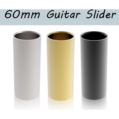 1 piece Guitar Finger Slide Golden Stainless Steel Finger Knuck Length 60mm