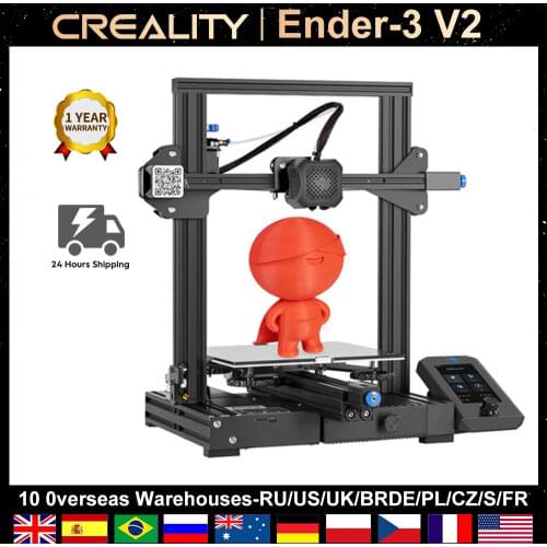 Creality 3D Printer Ender 3 V2 Upgraded Silent Motherboard Mainboard for Carborundum Glass Platform LCD Screen Printing Machine