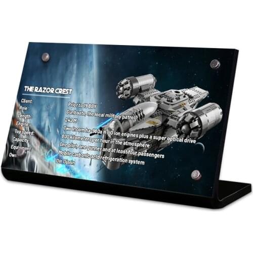 The Acrylic display stand brand for 75292 The Razor Crest