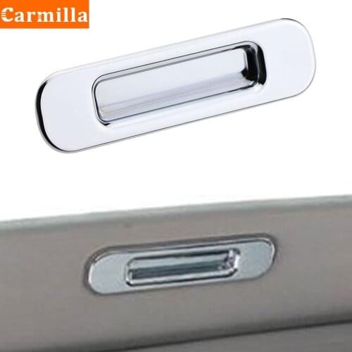 Carmilla Car ABS Chrome Sunroof Handle Swith Chrome Sequin Sticker for Ford Ecosport 2018 2019 2020 Stickers Accessories