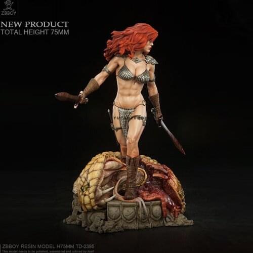 H75mm 1/24 Resin model kits figure DIY toy self-assebled TD-2395