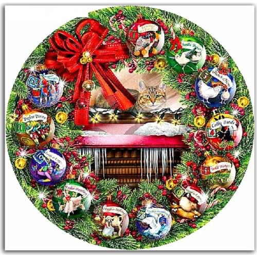 Full Square/Round Drill 5D DIY Diamond Painting christmas decorations for home 3D Embroidery Cross Stitch Mosaic Decor Gift