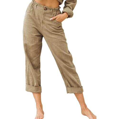 MicroJoy Women's Straight Trousers