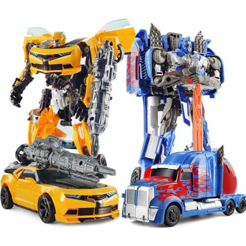 NEW Deformation Bumble Bee Transform Car Model to Robot Toys Boys Education DIY Toys Gift