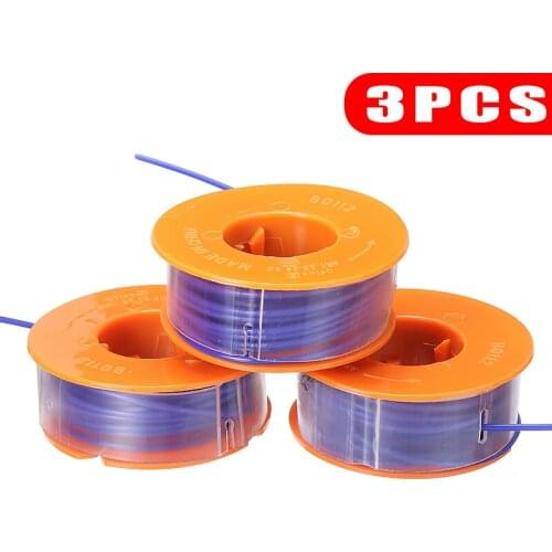 New 3Pcs Trimmer Spool Line For Bosch ART23 Combitrim Comfort Easytrim Strimmer Gardening Mower Replacement Kit Tool