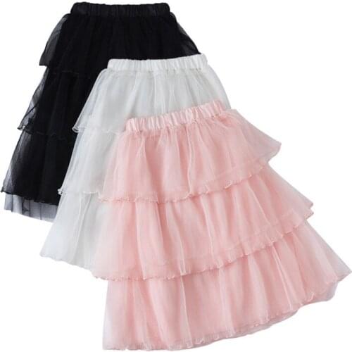 2019 New Girls Skirts Summer Children Clothes Fashion Girls Cake Skirts Puff Princess Long Skirt Kids Costume RT406