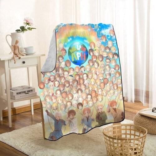 New Hetalia Anime Blankets Printing Soft Blanket Throw On Home/Sofa/Bedding Portable Adult Travel Cover Blanket