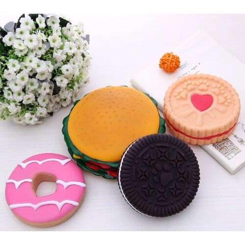 Pawstrip Diameter 9.5cm Simulation Pet Dog Toy Rubber Puppy Sound Toy Interactive Cat Toy Small Dog Chew Toys Cleaning Tooth 1pc