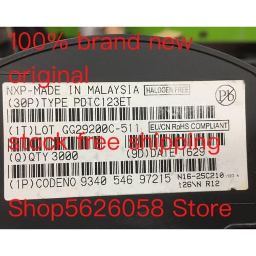 PDTC123ET SOT23 100% new original 50PCS/LOT STOCK