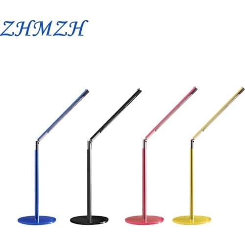 ZHMZH USB Portable Folding Lamp Third Gear Dimming Eye Protection Flexible Reading Study Office Table Light LED Desk Lamp DC5V