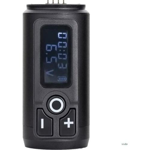 Portable Wireless Mini Tattoo Power Supply 1800mAh Rechargeable RCA Connection Professional Tattoo Pen Equipment Machine
