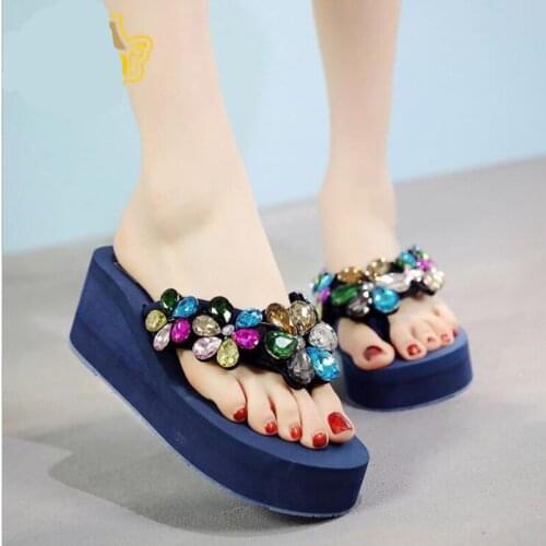 New Summer Style Shoes Women Sandals Fashion Leopard Flats Top Quality Solid Flip Flops Sexy Slippers Plus