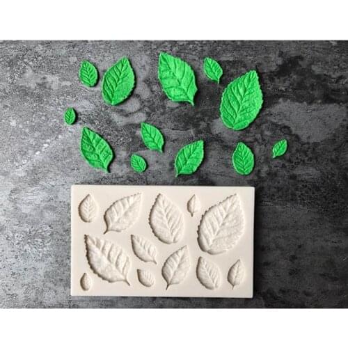 Leaf Shape Silicone Cake Mold,Kitchen Baking Mold For Chocolate Pastry Candy,Bakeware Fondant Decorating Tools Accessories