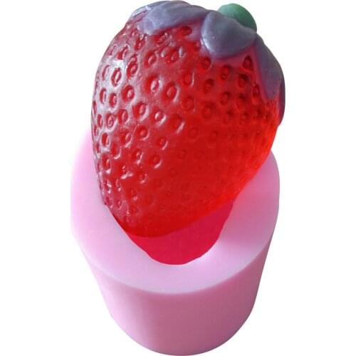 Monqui Strawberry Fruit Silicone Soap Molds Candle Molds Art Craft Molds Resin Molds