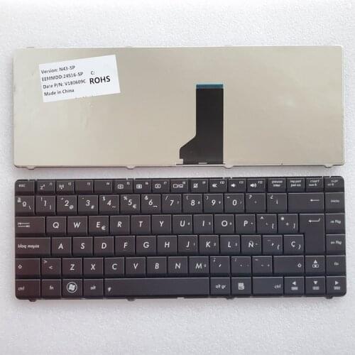 SP New Laptop keyboard for ASUS X43 N82 X42J K42 K42D A42JC N43S A43S X84L X84EB X84H X44H X84EL X84EI A83S