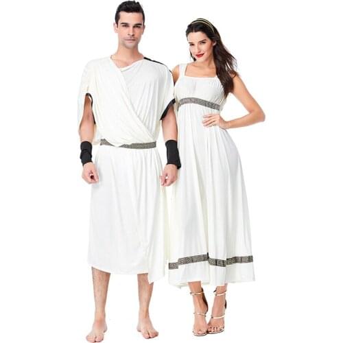 Medieval Cosplay Costumes Greek Mythology Halloween Costume for Adult Zeus Hera God Goddess Dress Mythical Performance Clothing