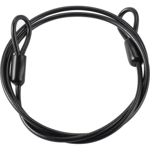 Cable Steel Wire Rope 100cm/39'' For Outdoor Sports Bike Lock Bicycle Cycling Scooter Guard Security Luggage Safety
