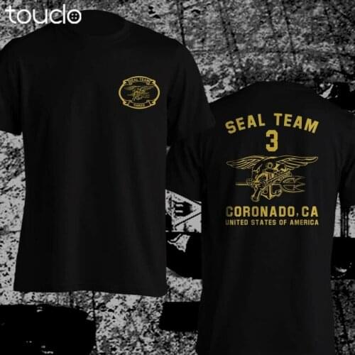 Navy SEAL Team Three DEVGRU Coronado US Special Military Force T-Shirt S-3XL double sided