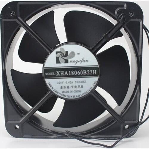 XHA18060B22H Server Cooling Fan AC 220V 0.42A 180x180x60mm 2-wire