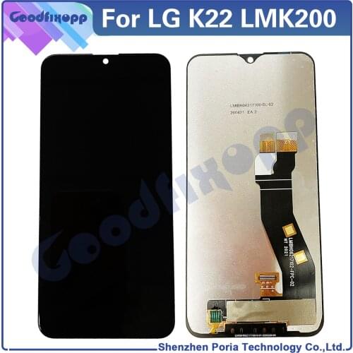 For LG K22 LMK200Z LMK200E LMK200B LM-K200 LCD DIsplay Touch Screen Digitizer Assembly
