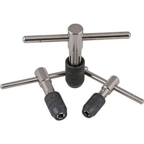3 Size T Type Handle thread Tap Reamer Wrench Chuck fit M3-M6/ M5-M8/M6-M12 Professional Hand Tool Free shipping