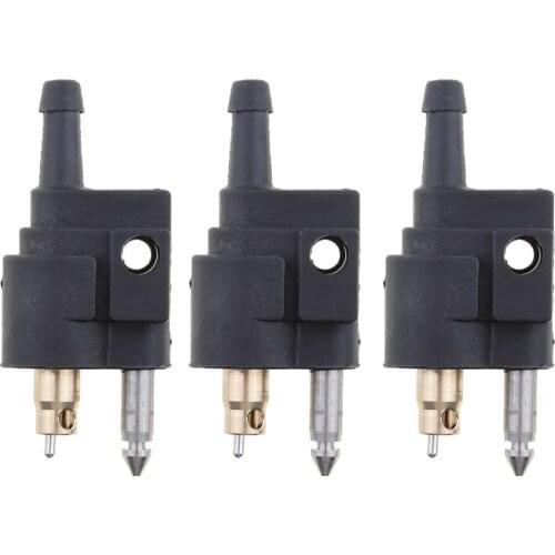 3 pcs Marine Outboard Fuel Line Conncector 1/4 inch Male Tank Fitting for Yamaha