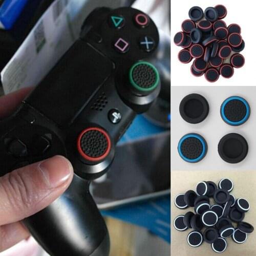 4Pcs Controller Thumb Silicone Stick Grip Cap Cover for PS3 PS4 XBOX ONE Luminous rocker cap Two-color handle silicone cap