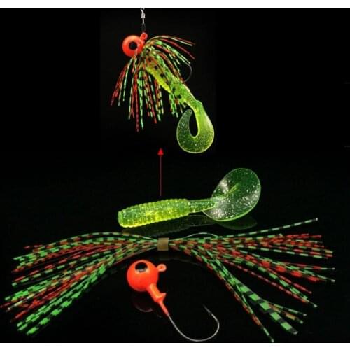 40pcs/lot Mixed Color 13cm Silicone Skirts for Spinnerbait Buzzbait Rubber Jig Lures Squid Skirts Fly Tying Material