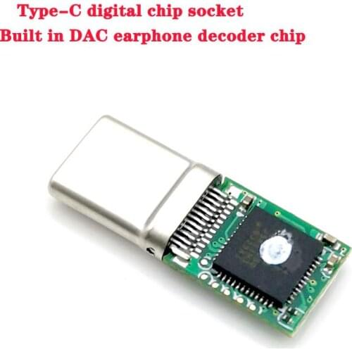 Alc4050 type-C to 3.5mm headphone adapter digital audio noise reduction headphone module connector