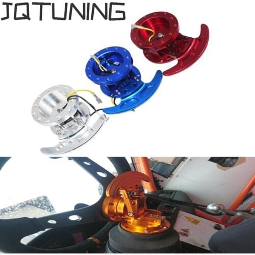 JQTUNING-New High Tilt Racing Steering Wheel Quick Release Hub Kit Adapter Body Removable Snap Off Boss Kit STW003