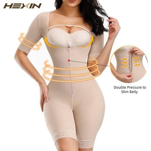 Full Body Waist Trainer Slimming Shaper Leg Arm Tummy Control Panties Bust Push Up Shapewear Butt Lifter Bodysuit