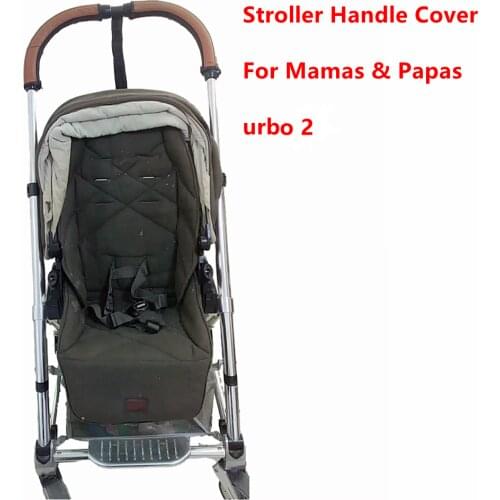Baby Leather Bumper Covers For Mamas & Papas urbo 2 Stroller Pram Handle Sleeve Case Armrest Protective Cover Bar Accessories
