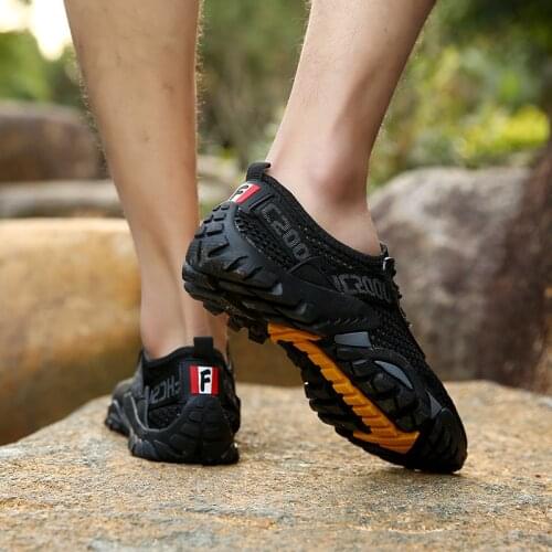 High Quality Cow Leather Climbing Shoes Men Trekking Fishing Shoes Women Breathable Lycra Sneaker Camping Shoes Outdoor