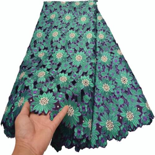 Nigerian High Quality African Tulle Guipure Cord Lace Fabric Latest Nigerian French Network Cord Lace Fabric GDP009