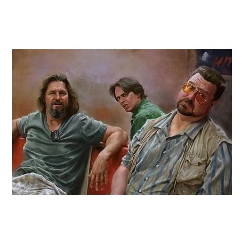Lot style Choose The Big Lebowski Movie Art print Silk poster Home Wall Decor