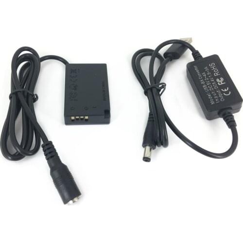 LP-E17 LP E17 Dummy Battery + USB Adapter Charging Cable for Canon EOS RP 77D 850D Kiss X10i X9i X8i Camera Power Bank as DR-E18