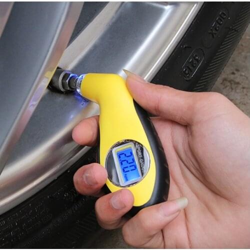 TPMS Tyre Air Pressure Gauge Meter Electronic Digital LCD Car Tire Manometer Barometers Tester Tool For Auto Car Motorcycle
