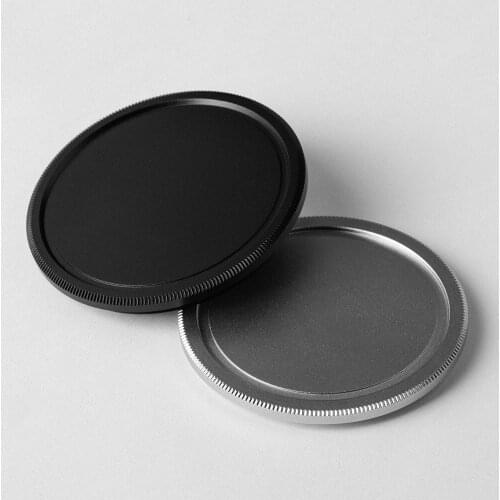 Metal front Lens Cap/Cover protector Screw-in for 25 37 39 42 49 52 55 58 62 mm camera Lenses silver black