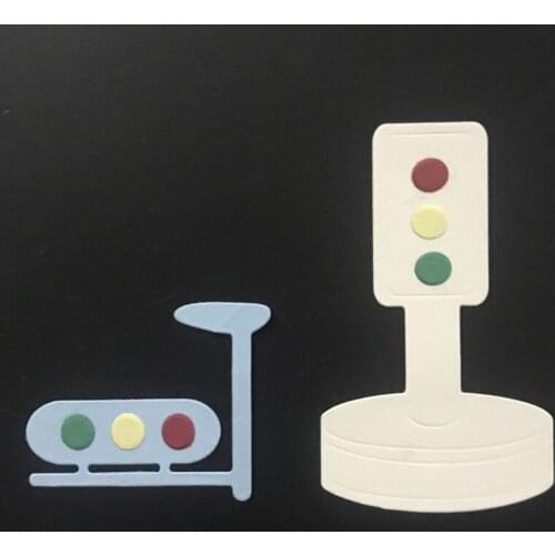 SCD210 Signal Lights Metal Cutting Dies For Scrapbooking Stencils DIY Album Paper Cards Decoration Embossing Folder Die Cutter