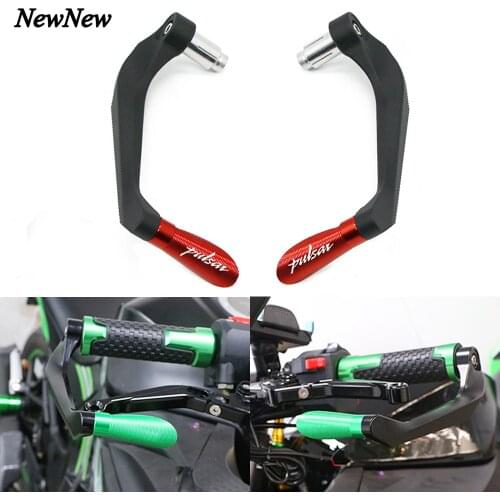 Motorcycle 7/8"22mm Universal CNC Handlebar Grips Brake Clutch Levers Guard Protector For Bajaj Pulsar 200 NS/200 RS/200 AS