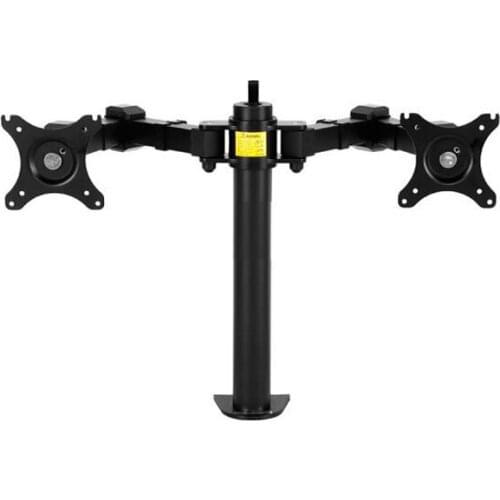 Desktop 10"-30" Dual Monitor Holder Mount Arm Full Motion LED LCD Computer Display Stand Max.Loading 10kgs each head D1D