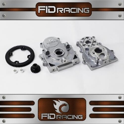 CNC Machined Gear 18T:60T w/ Center Gear Box For Dragon Hammer Voltz 2019 version