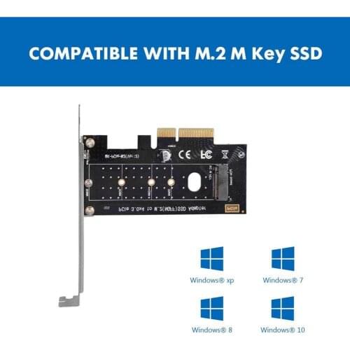 Adapter Expansion Card For NVME To PCIE M2 M SSD NVME 3.0 4X Rate For M.2 PCI-E Adapter M.2 NVME To PCI-E3.0 X4 Expansion Card