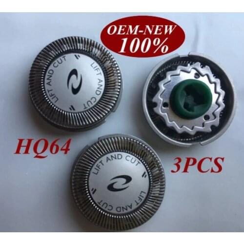 3Pcs HQ64 Replace head razor blade for Philips shaver HQ7340 HQ7380 HQ7360 HQ7390 HQ7110 HQ7120 HQ7140 PT710 PT715 PT725 PT720