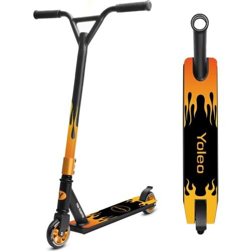 Stunt Pro Scooter Aluminum Fork Scooter Freestyle Kick Scooter Adults with ABEC 7 Ball Bearings Scooters for Kids 8 Years and Up