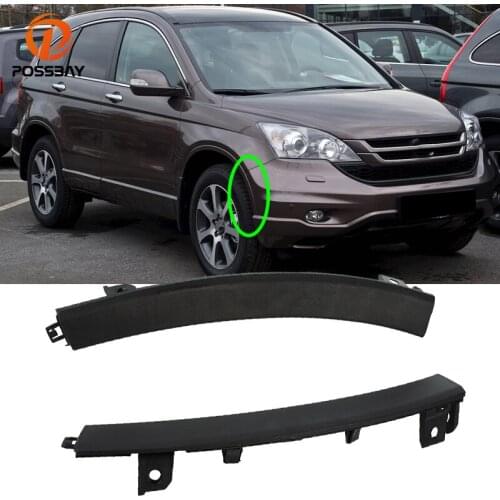 1 Pair Car Front Bumper Wheel Molding Fender Trim for Honda CR-V 2007 2008 2009 2010 2011 Left/Right Black ABS Exterior Parts