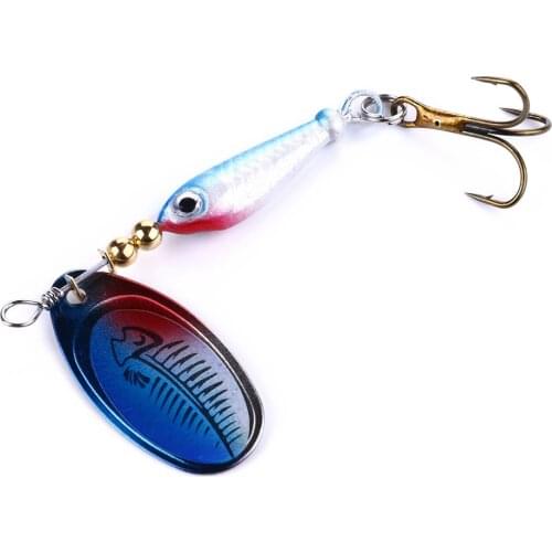 1Pcs Metal Sequins Fishing Lure 5.5cm 9g Spoon Bait with Noise Paillette Hard Baits with Treble Hook Pesca Fishing Tackle
